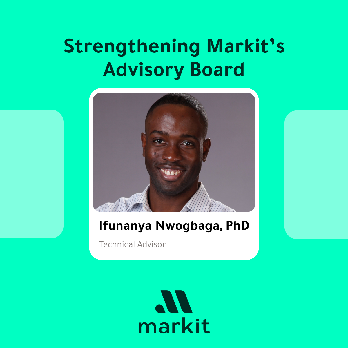 Markit Names Johns Hopkins–Trained AI Researcher and Theoretical Biophysicist Dr. Ifunanya Nwogbaga to Advisory Board